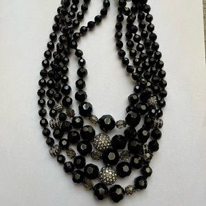 New Beautiful Talbots Black Necklace!!